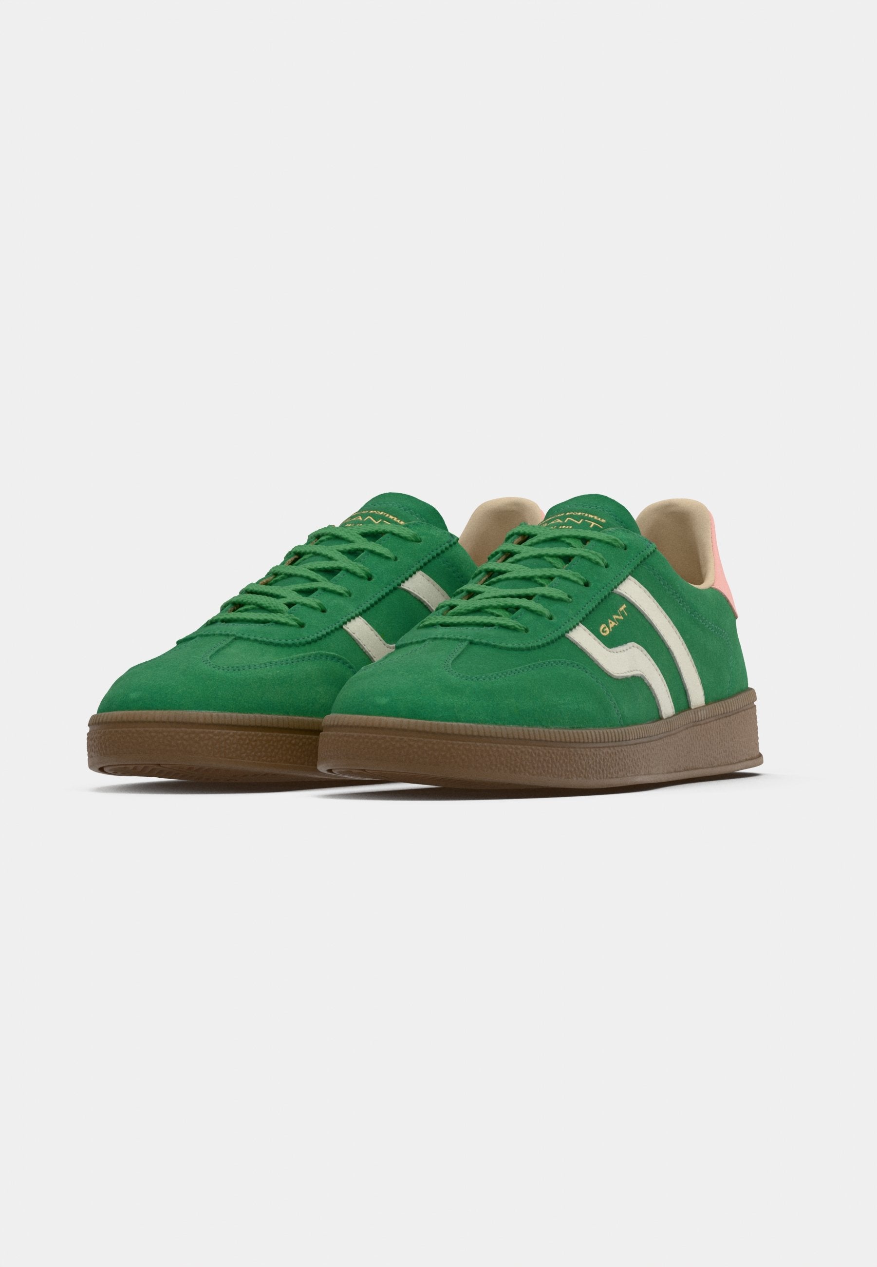 CUZIMA - Trainers - green/peach pink