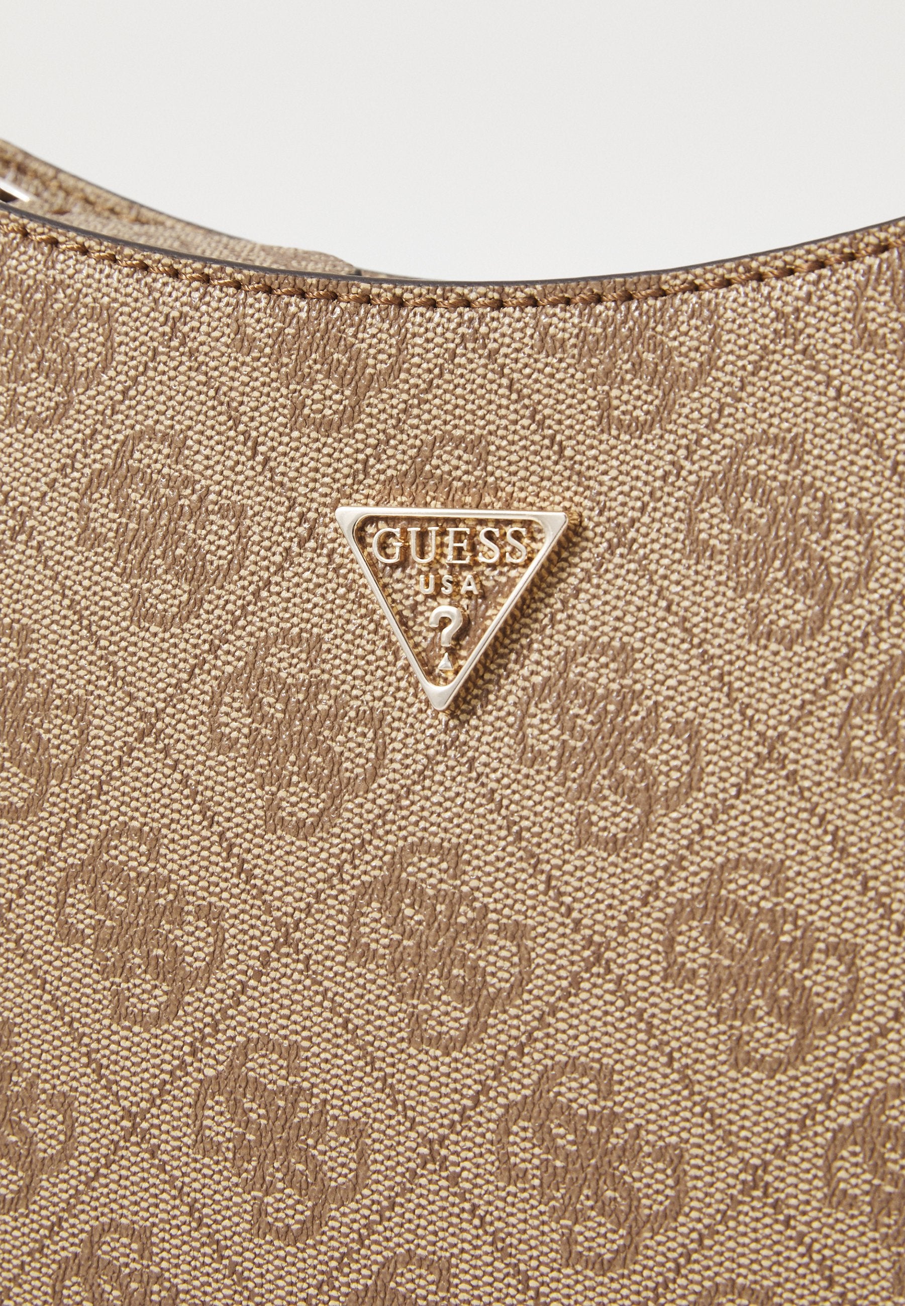 NOELLE TOP ZIP - Handbag - latte logo/brown