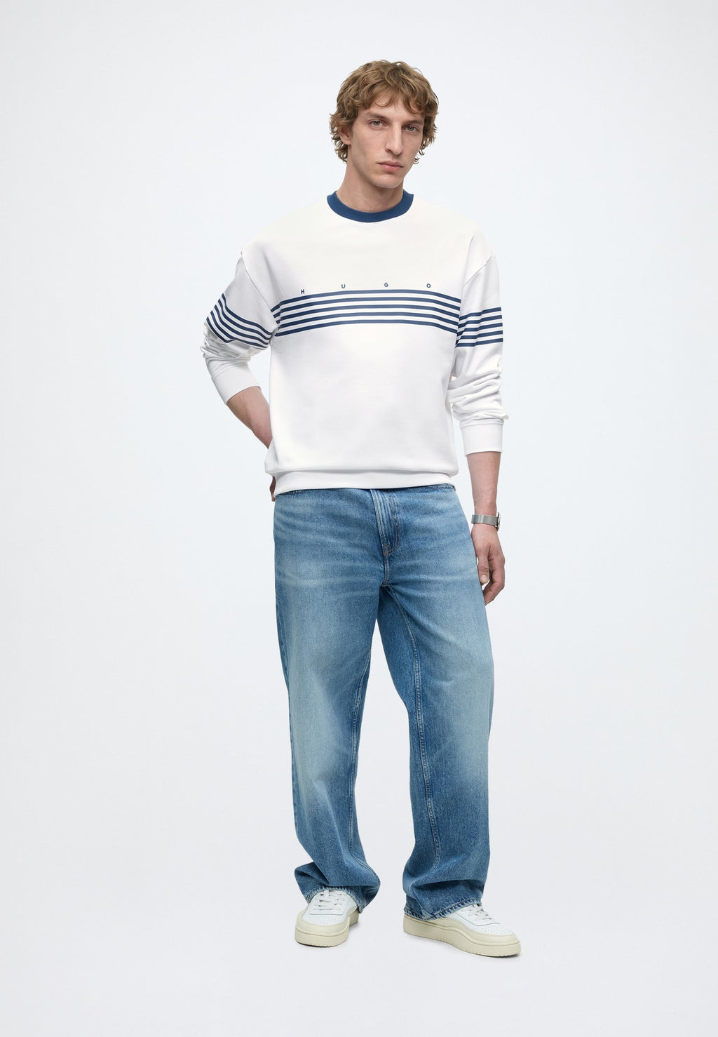 DEMSO - Sweatshirt - beyaz