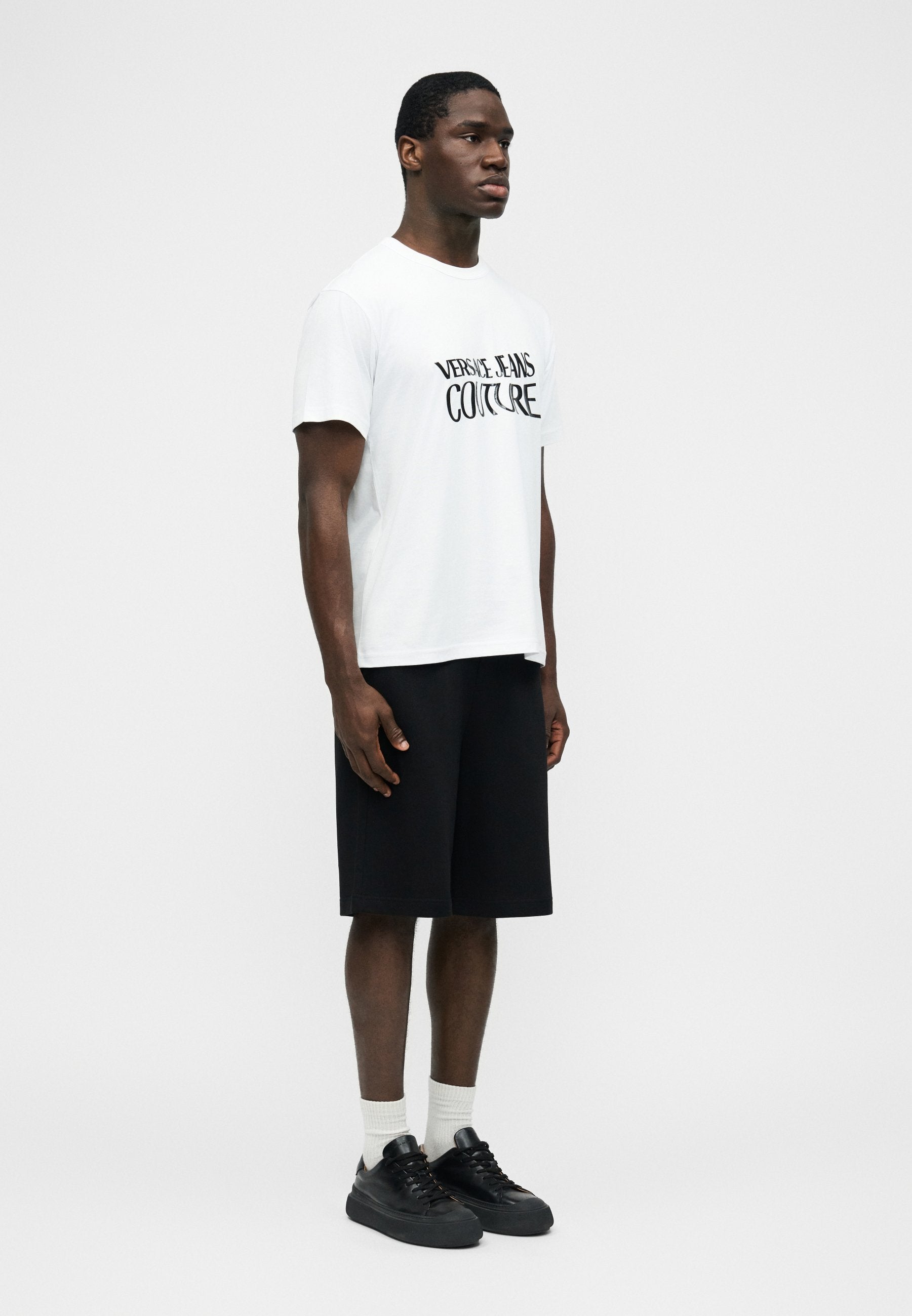 LOGO LIQUIFY - Print T-shirt - white