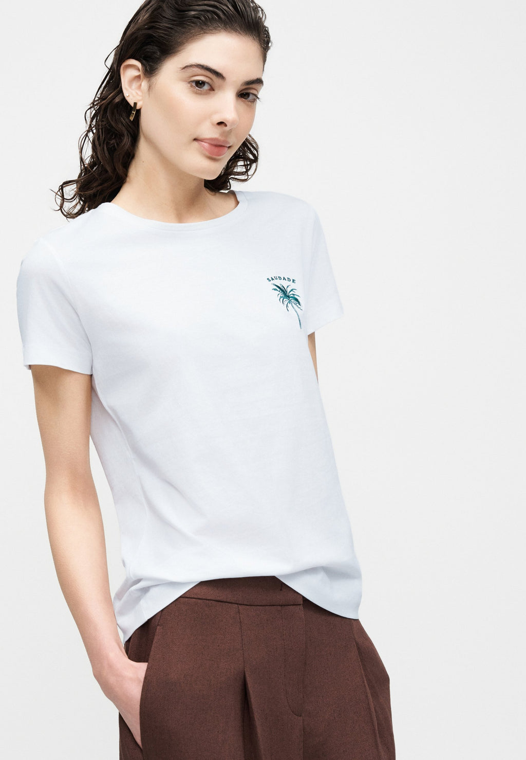 ELOVE - Print T-shirt - white