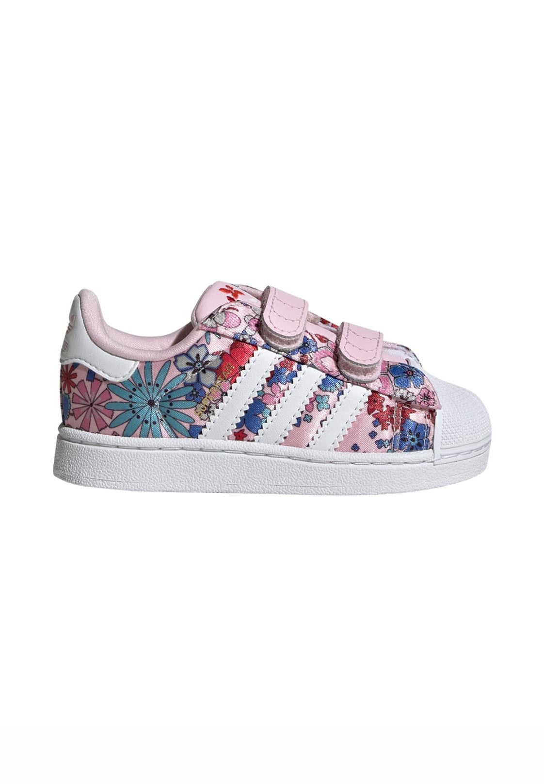 LIBERTY LONDON SUPERSTAR II - Baby shoes - clear pink/ftwr white/light pink