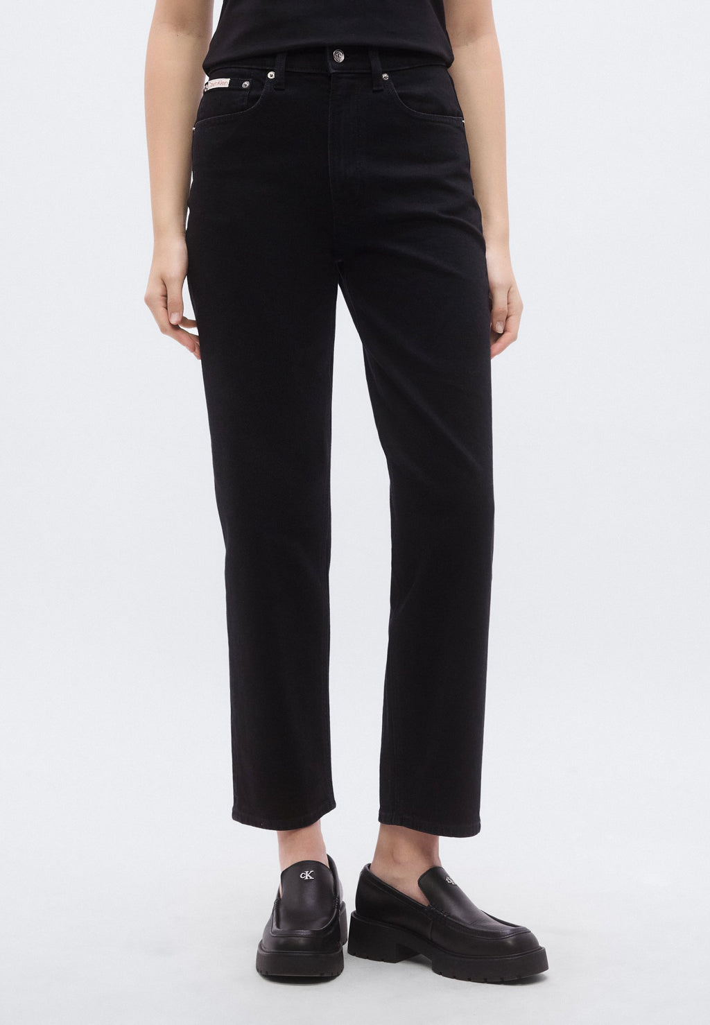 TAPER - Jeans Tapered Fit - soft black