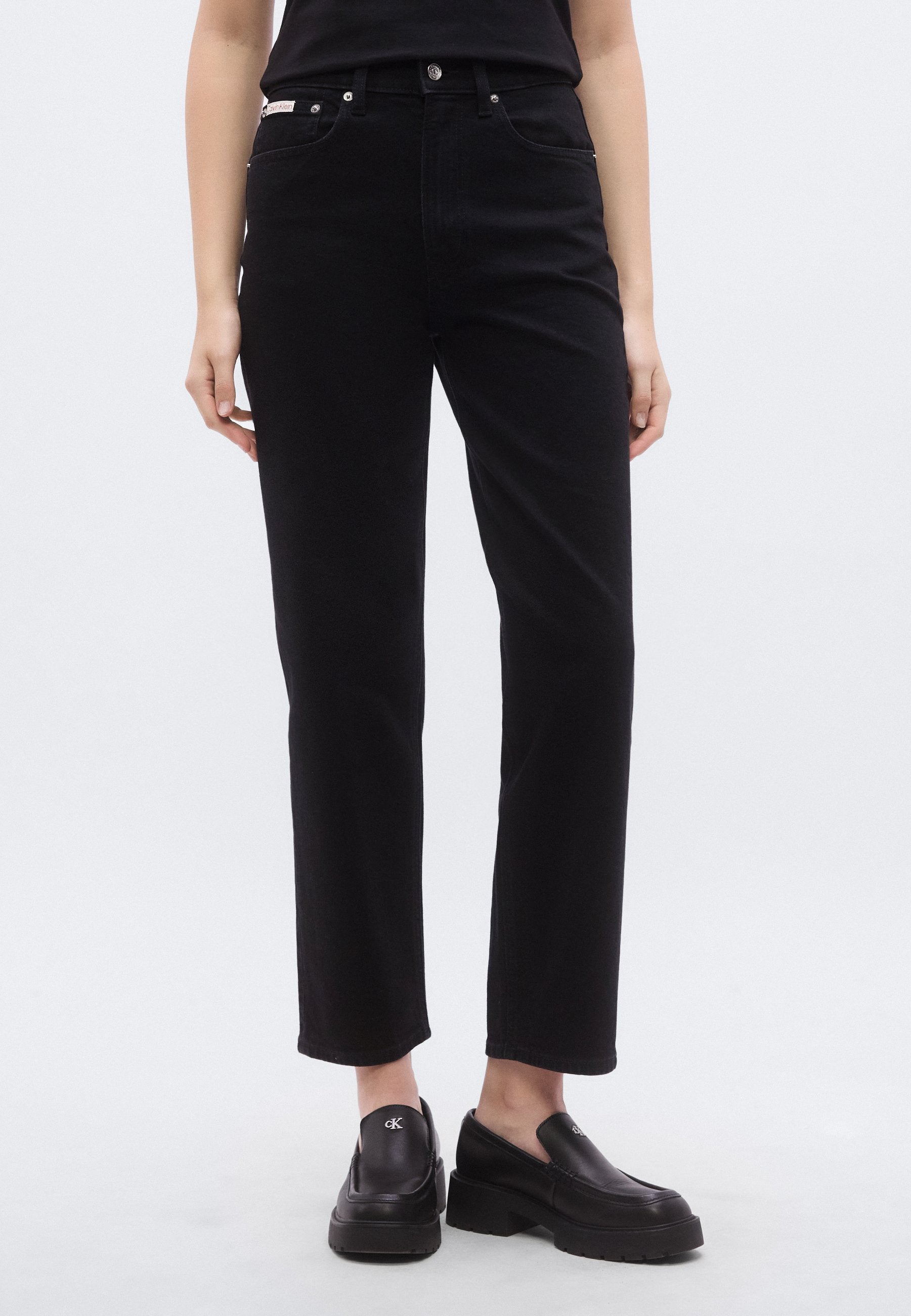 TAPER - Jeans Tapered Fit - soft black