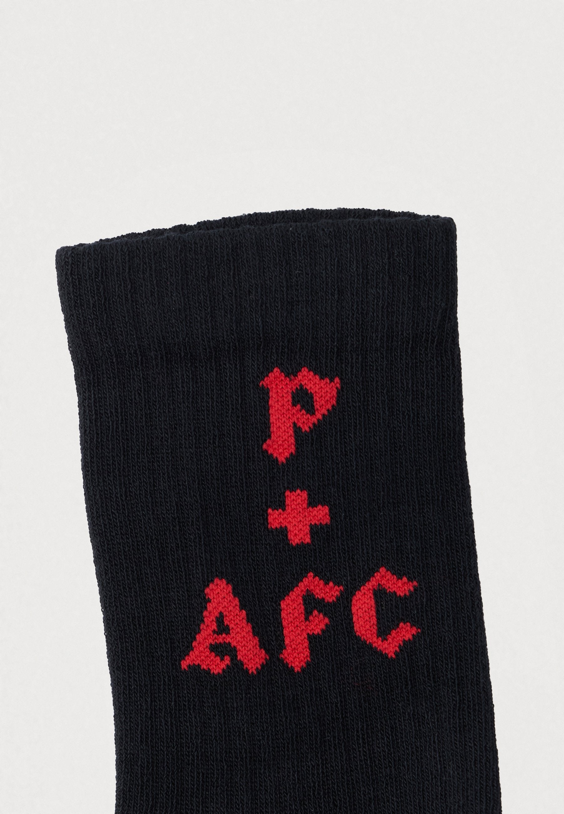 ARSENAL FC UNISEX - Sports socks - black/better scarlet