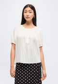 PUFF POPOVER - Blouse - new off white