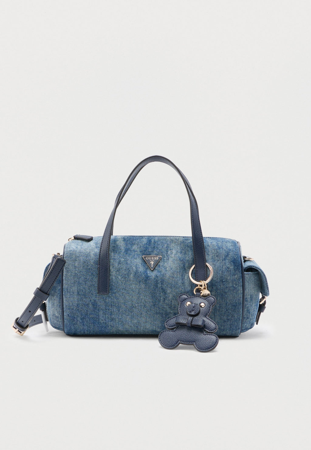 KASSIE SMALL BOX - Handbag - blue denim
