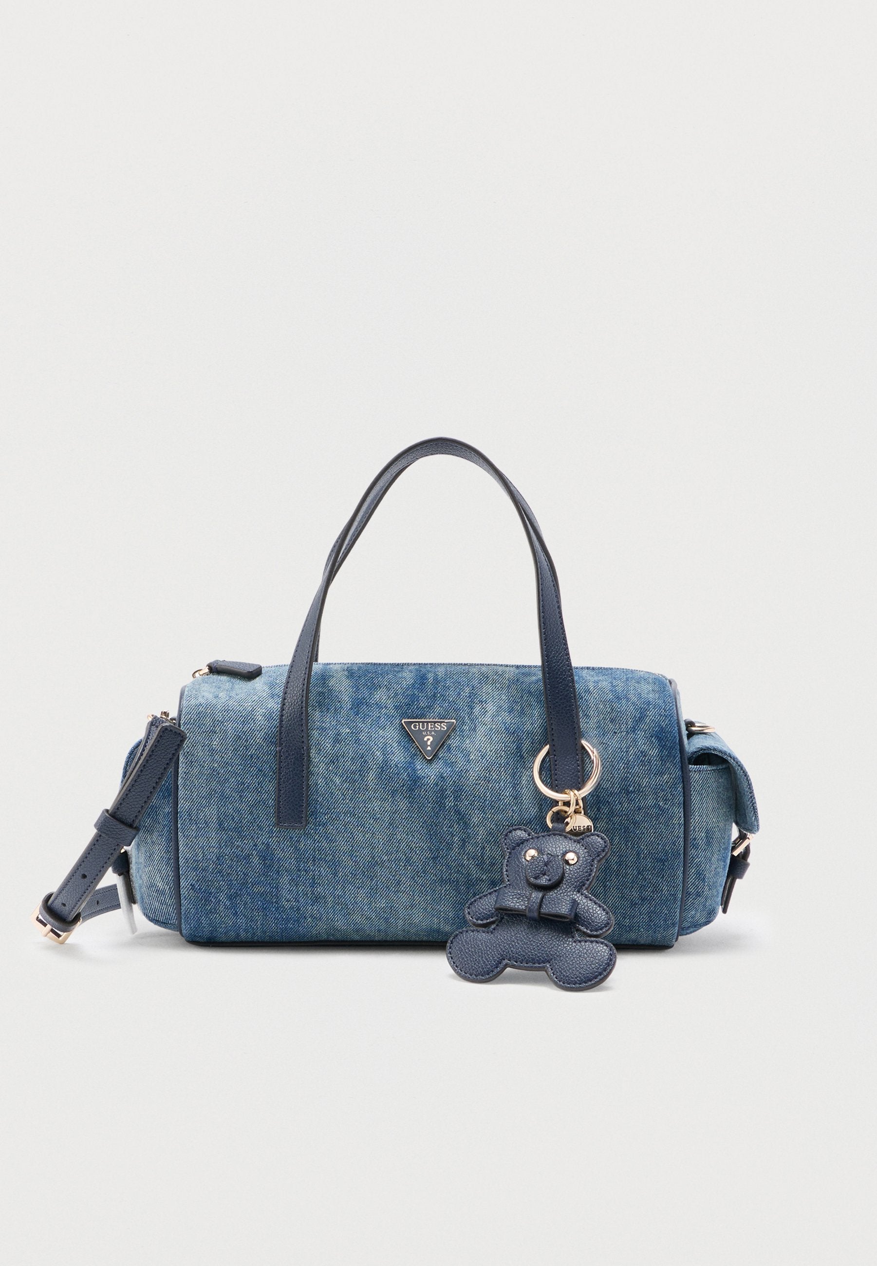 KASSIE SMALL BOX - Handbag - blue denim