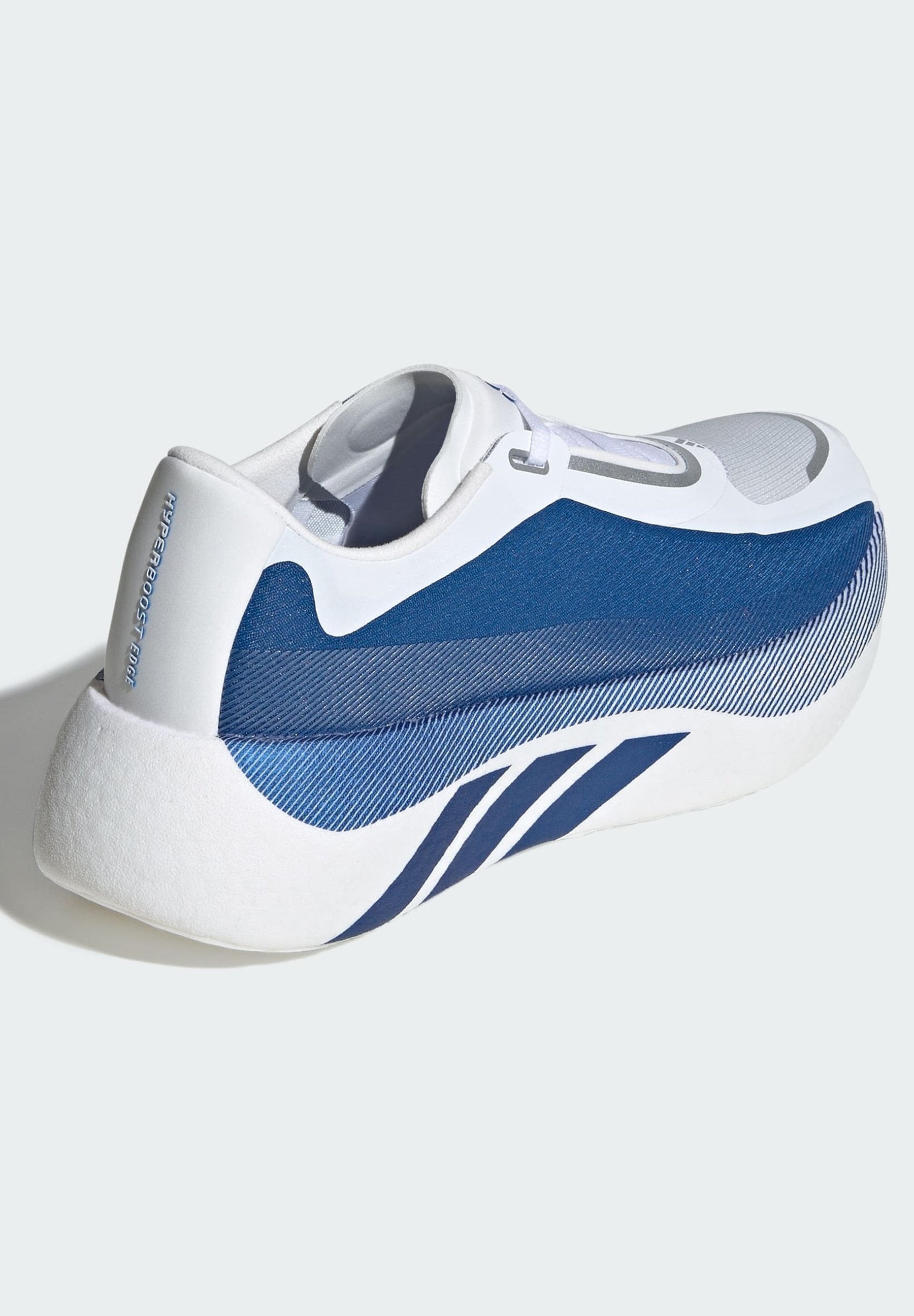 HYPERBOOST EDGE - Road running shoes - cloud white   eqt blue    metalic