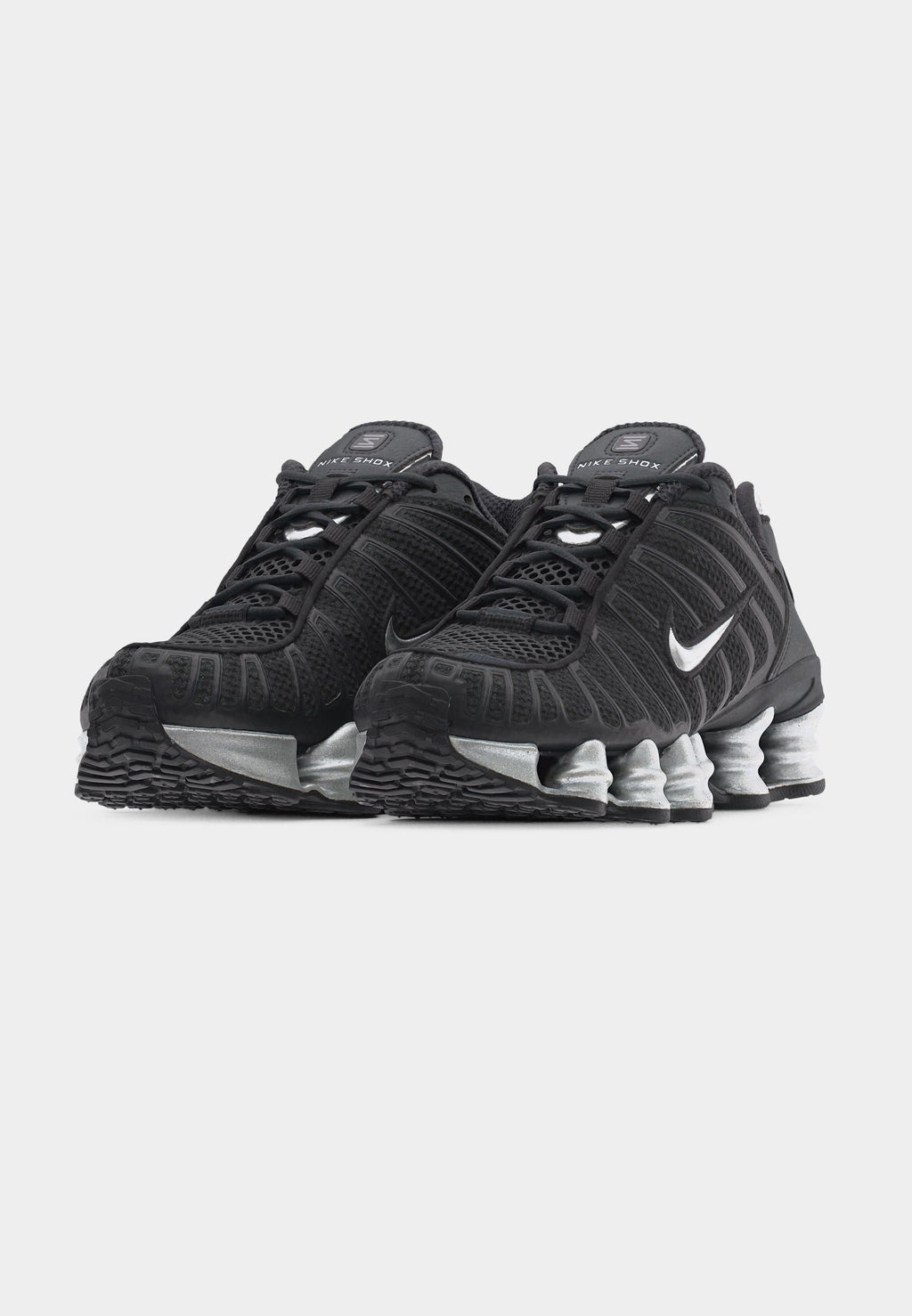 SHOX TL - Trainers - off noir/metallic silver-coloured/black