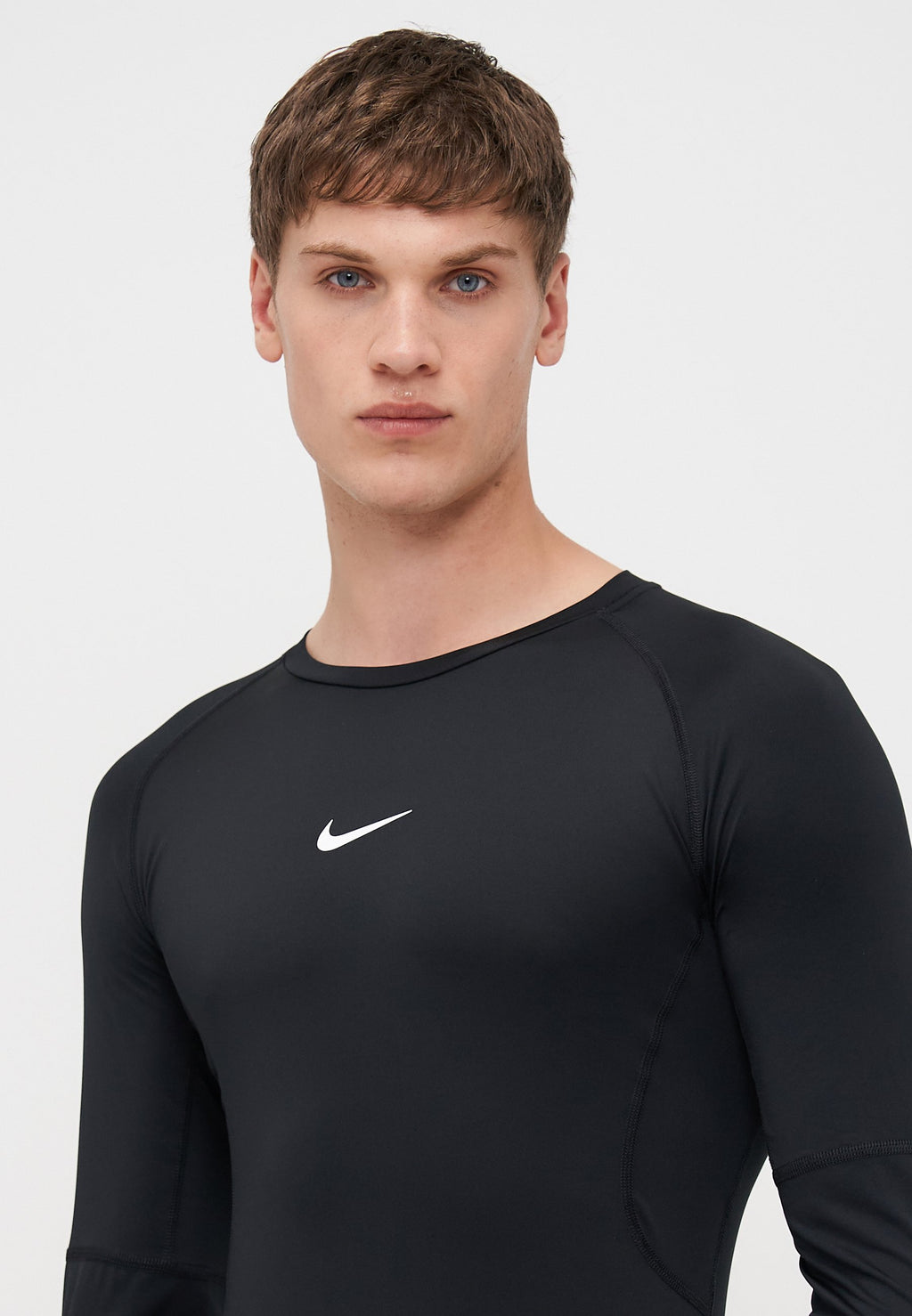 M NP DF TIGHT TOP LS - Undershirt - black/white
