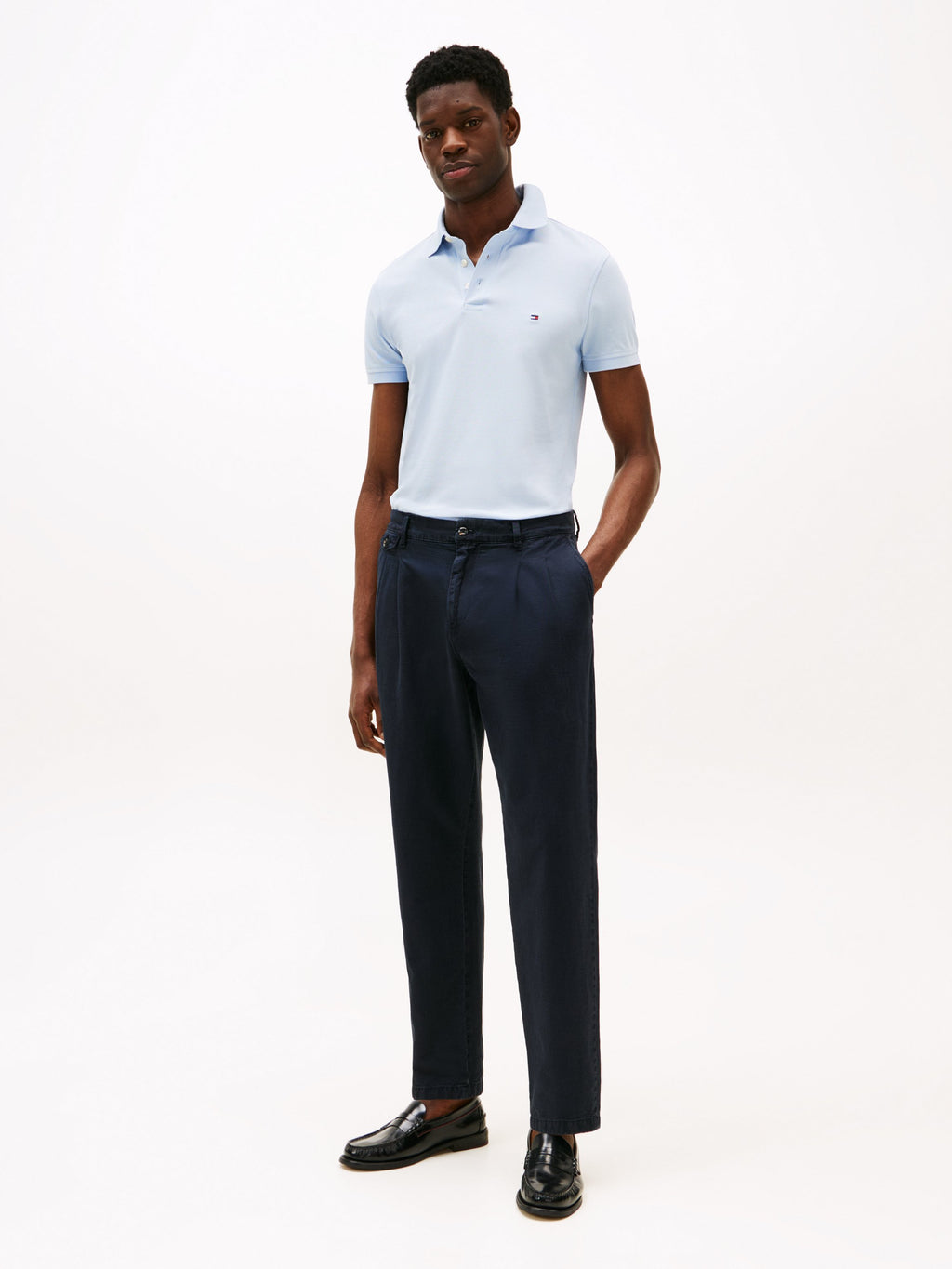 Polo shirt - stoned blue
