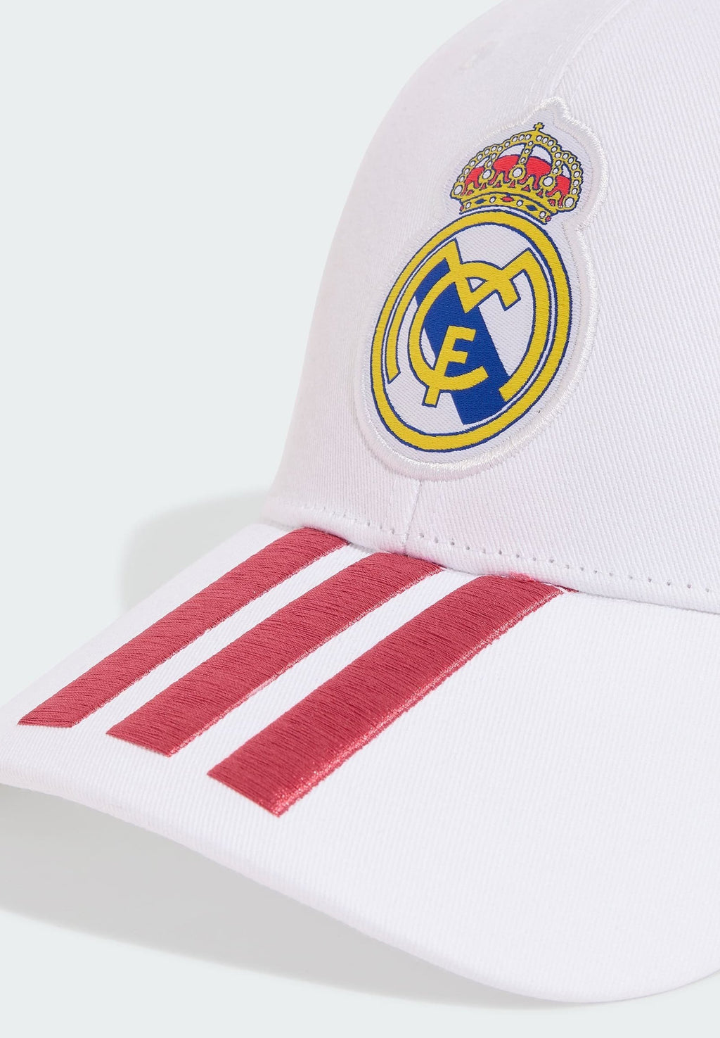 REAL MADRID BASEBALL CAP UNISEX - Club wear - white   wild pink