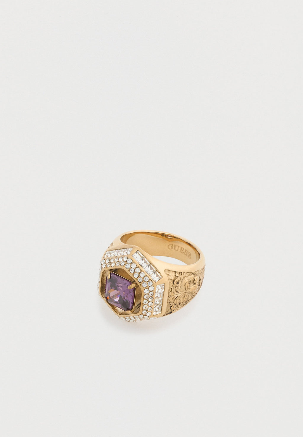 LIONESS QUEEN - Ring - yellow gold-coloured/amethyst