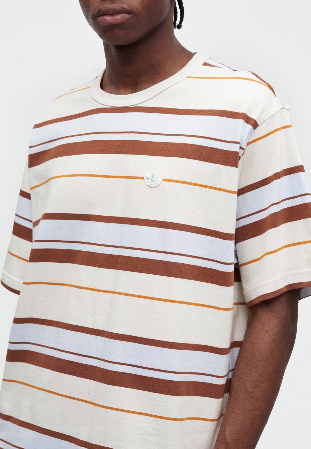 TEE-SHIRT RAYÉ UNISEXE - T-shirt imprimé - blanc cassé