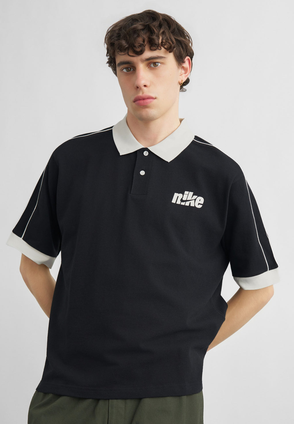 CLUB FUTBOL - Polo - noir/voile