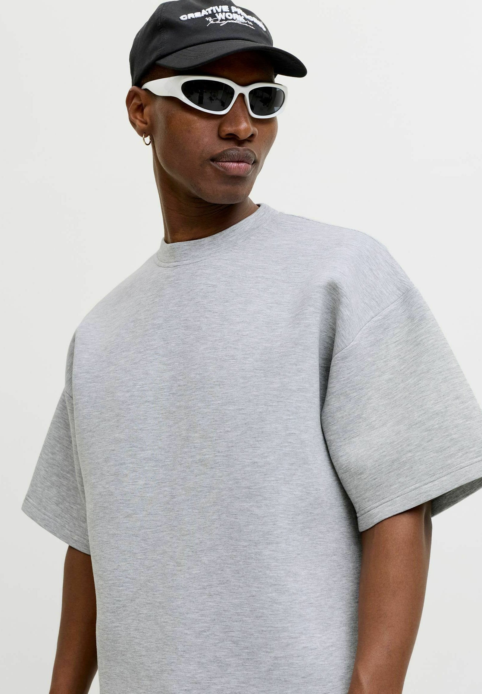 Sweats Plain Sweats - Basic T-shirt - light grey melange