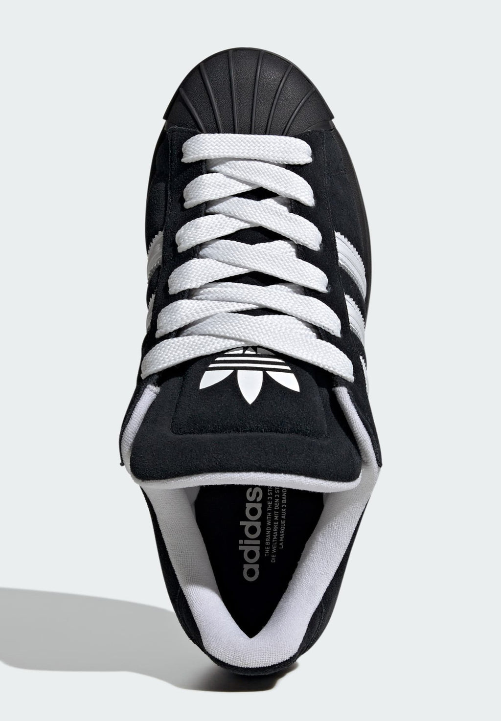 SUPERSTAR ST UNISEX - أحذية رياضية - أسود أساسي/أبيض/مطاط
