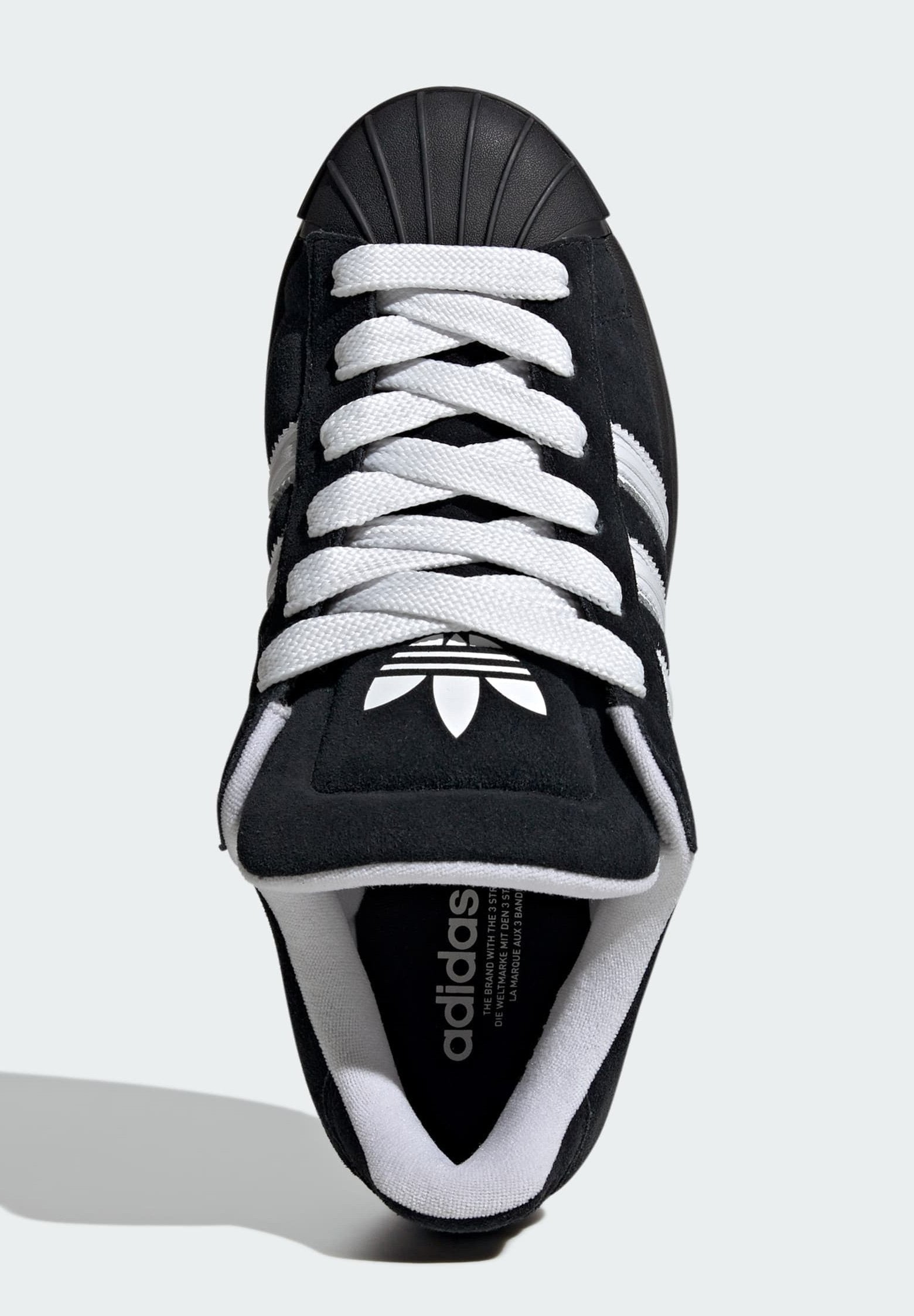 SUPERSTAR ST UNISEX - أحذية رياضية - أسود أساسي/أبيض/مطاط