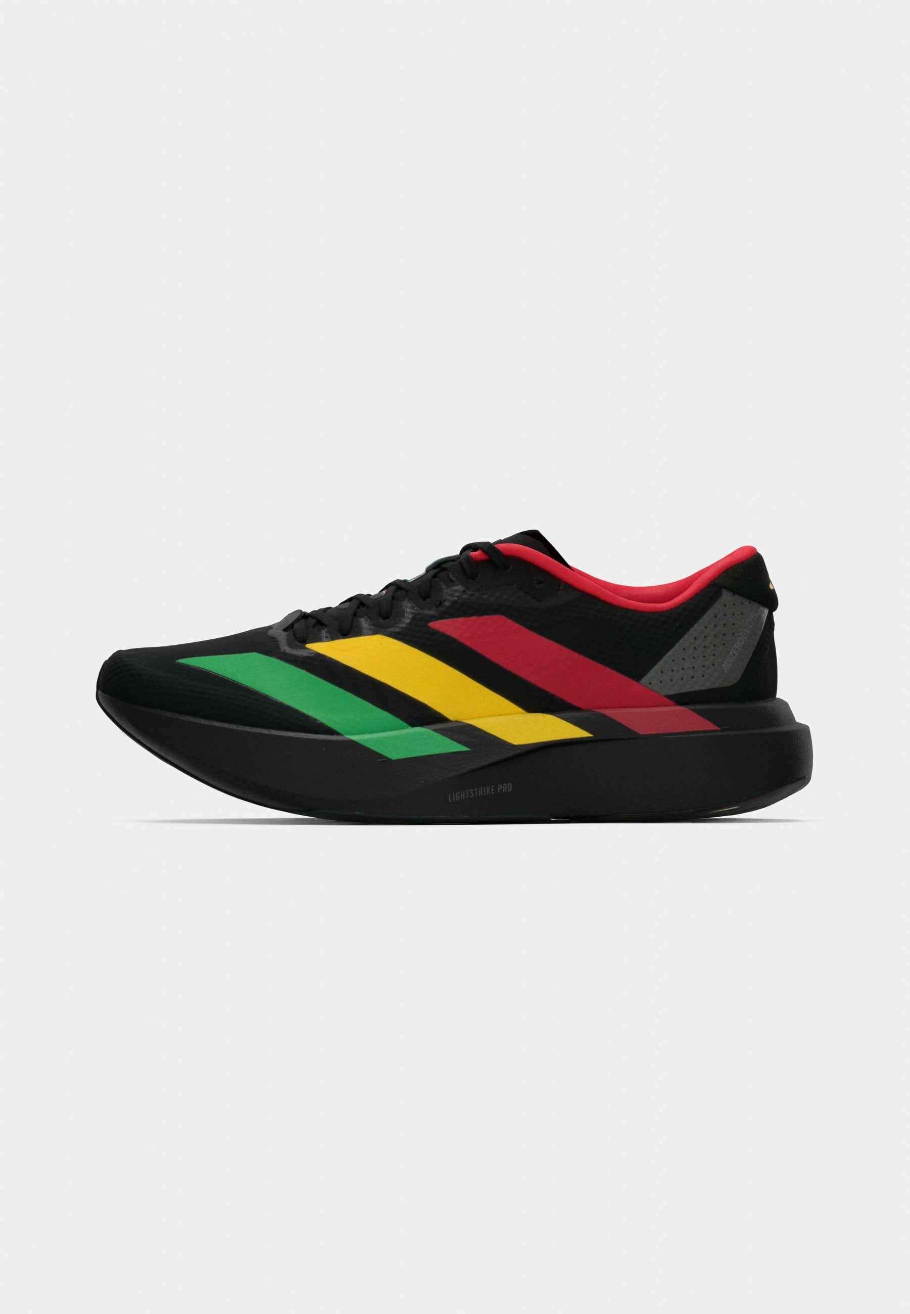 ADIZERO EVO SL - Trainers - core black/vivid green/bold gold-coloured