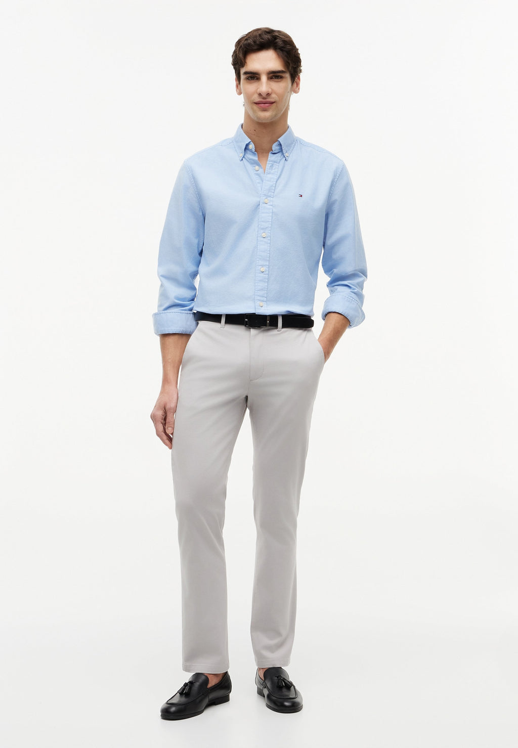 DENTON - Chinos - october grey