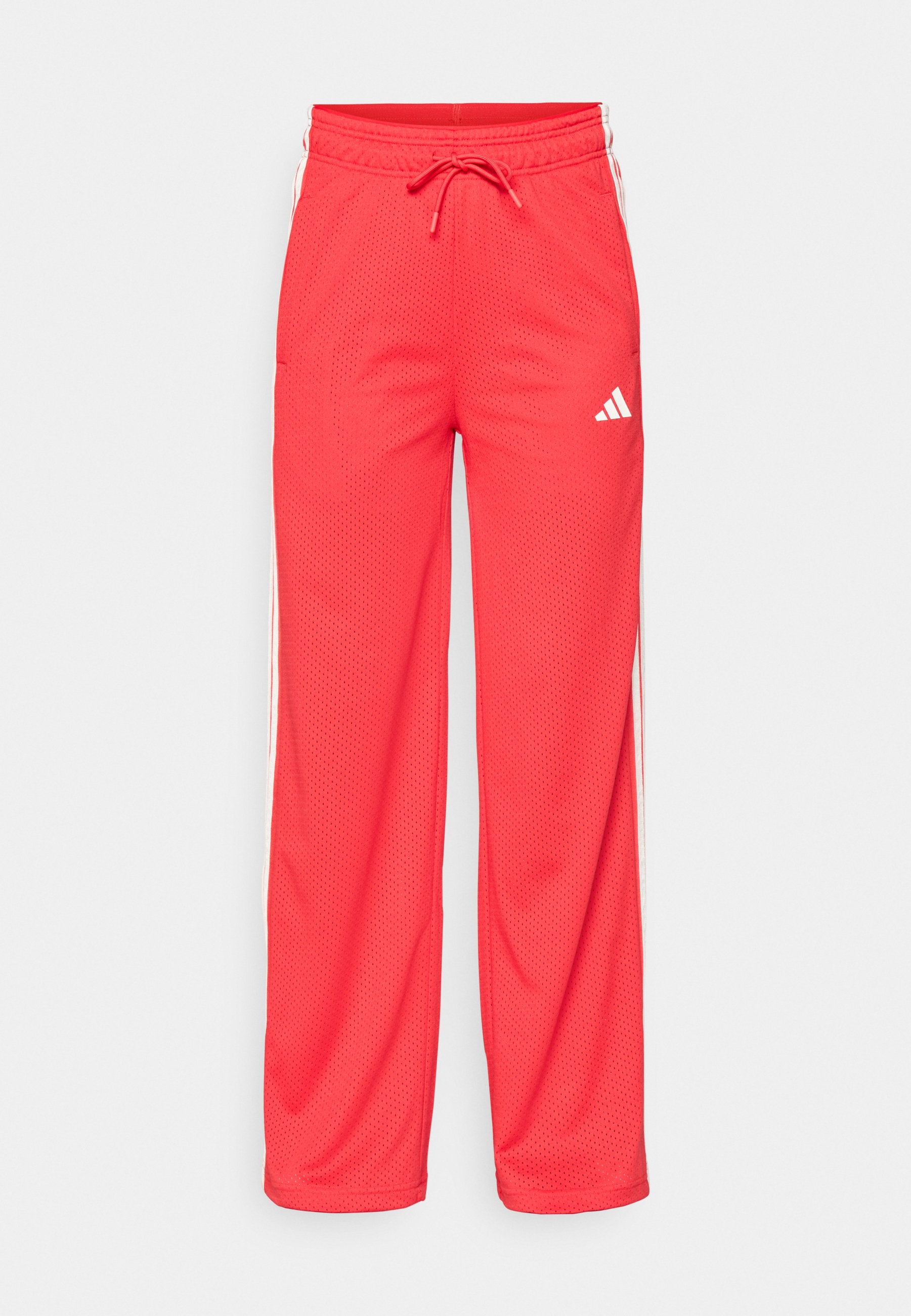 STADIUM MESH - Tracksuit bottoms - pure ruby/off white/crystal linen