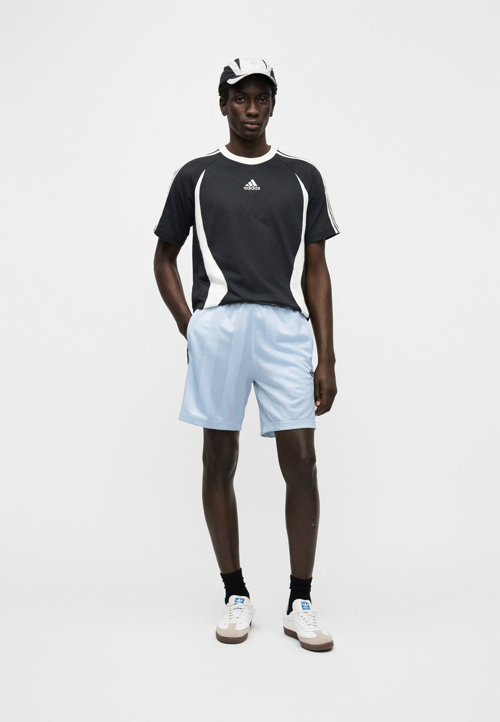 OVERSIZED - Shorts - crystal sky