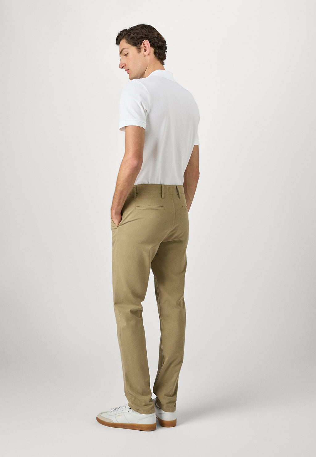 CHINO TAPERED - Chinos - light pastel brown