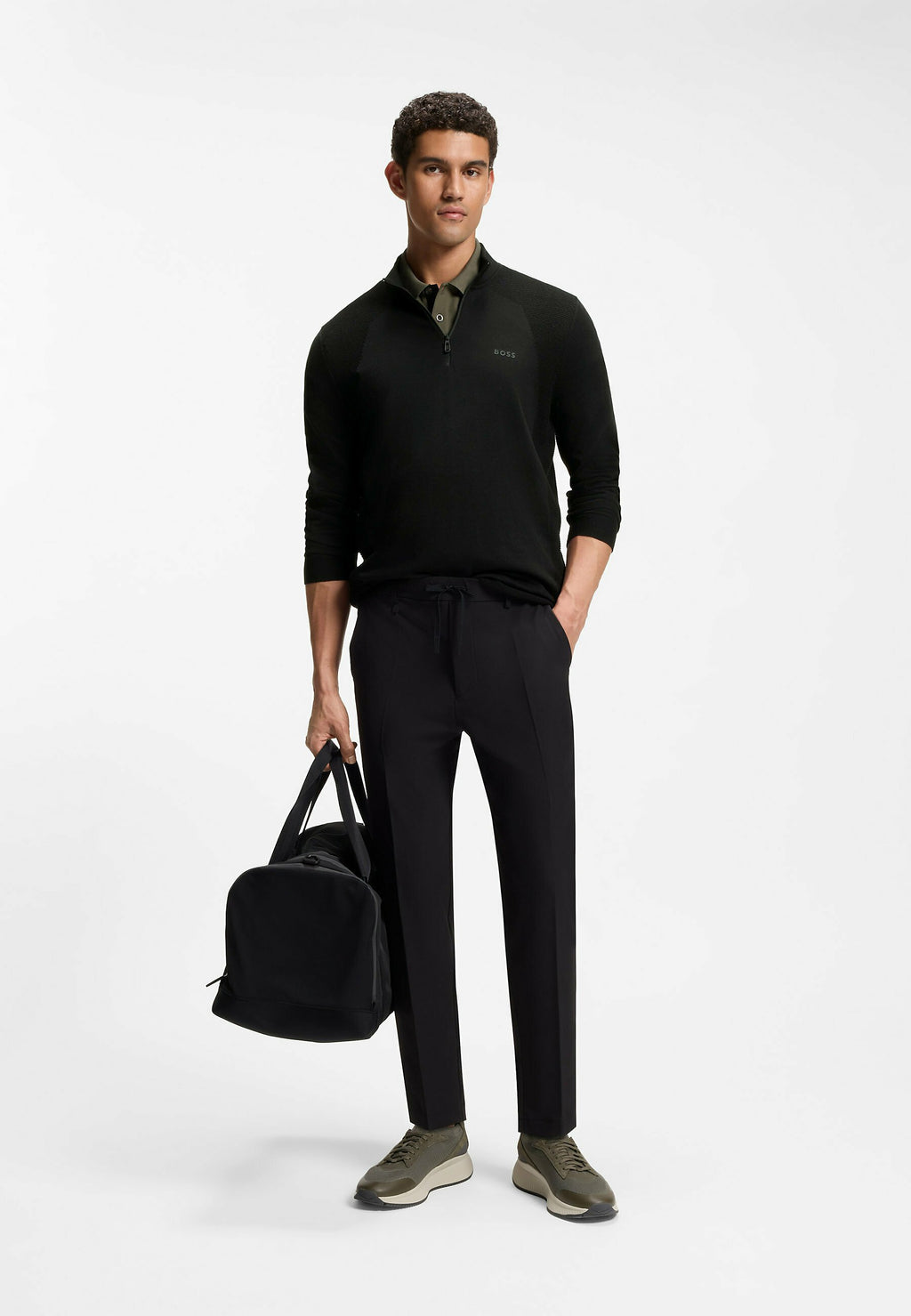 BOSS KN_MOMENTUM-LITE MZ - Jumper - black one