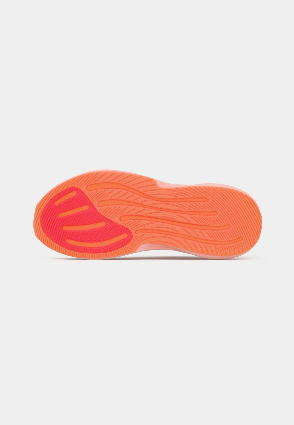 SUPERNOVA GLIDE W - Road running shoes - footwear white/beam orange/lucid red