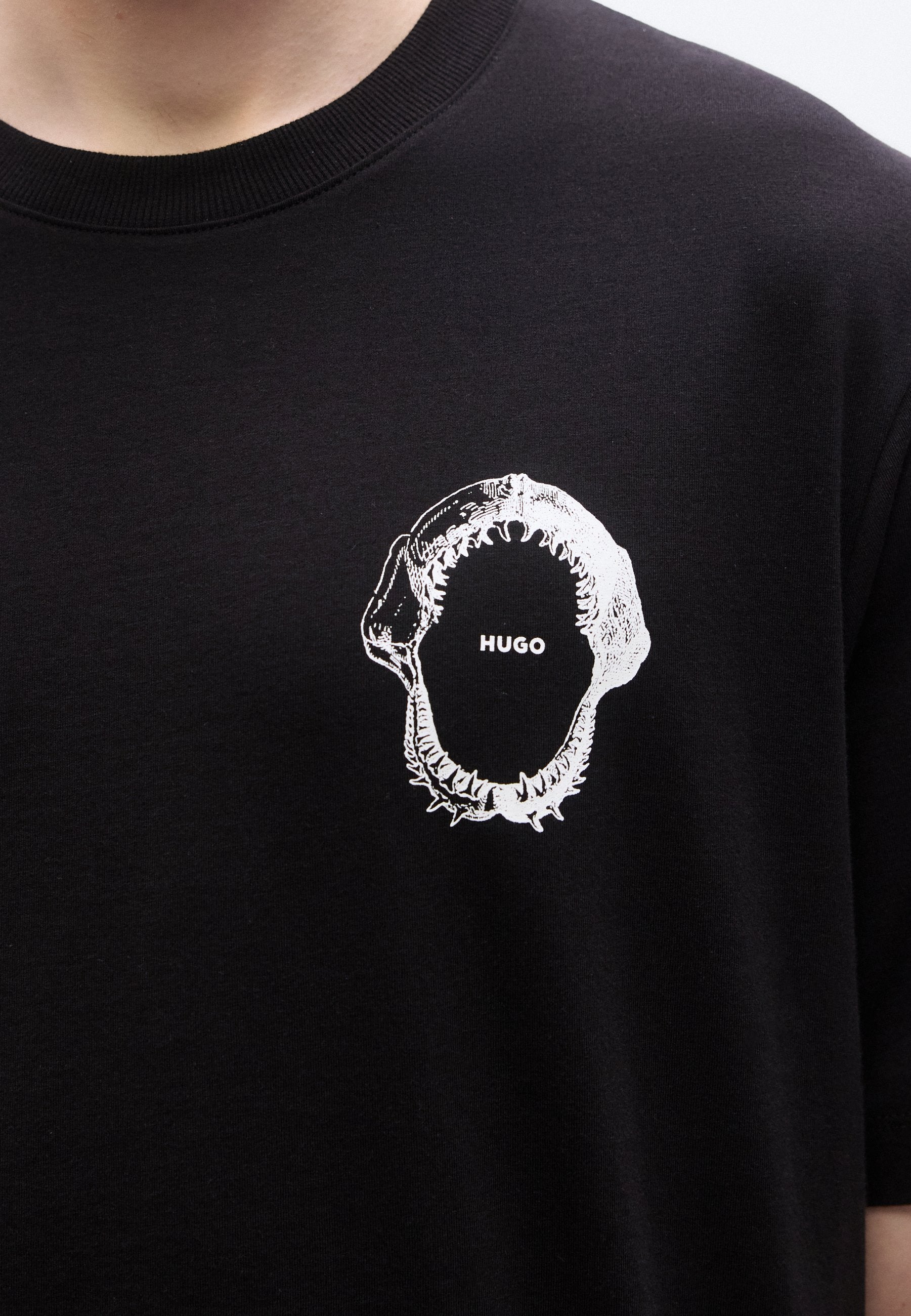 NOFISHIX - Print T-shirt - black
