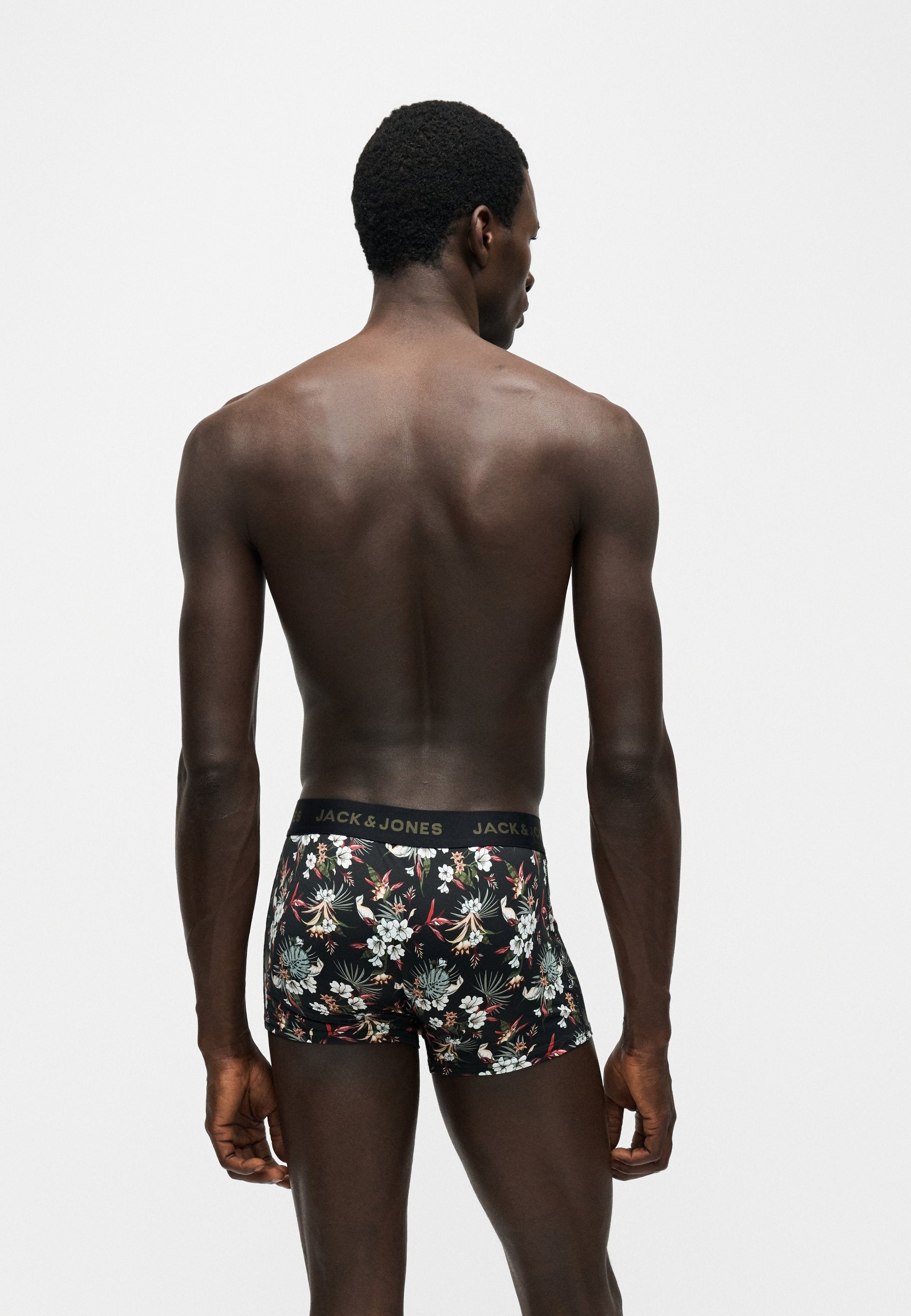 JACFLOWER 3 PACK - Trunks - black