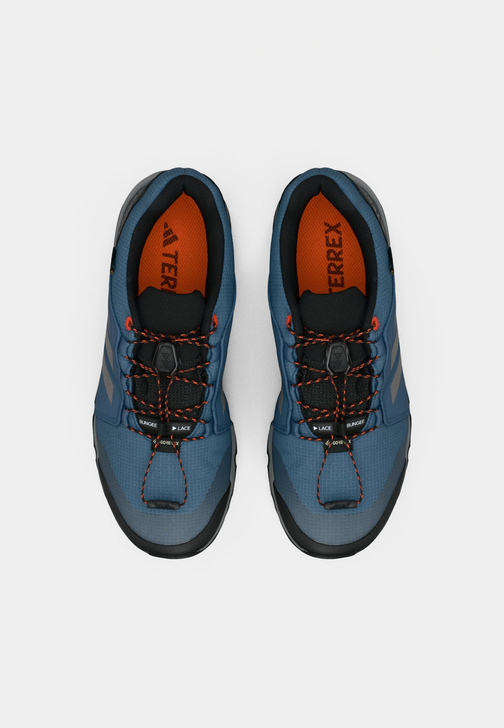 GTX UNISEX - Hiking shoes - steel/grey three/semi impact orange