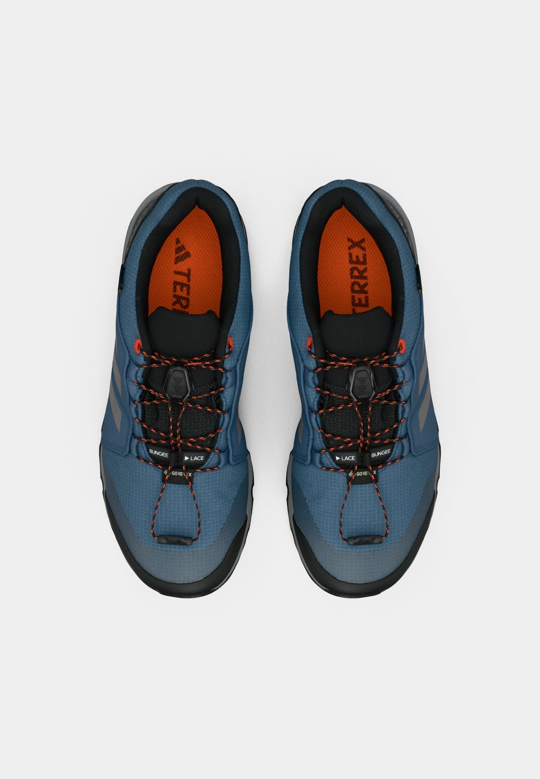 GTX UNISEX - Hiking shoes - steel/grey three/semi impact orange