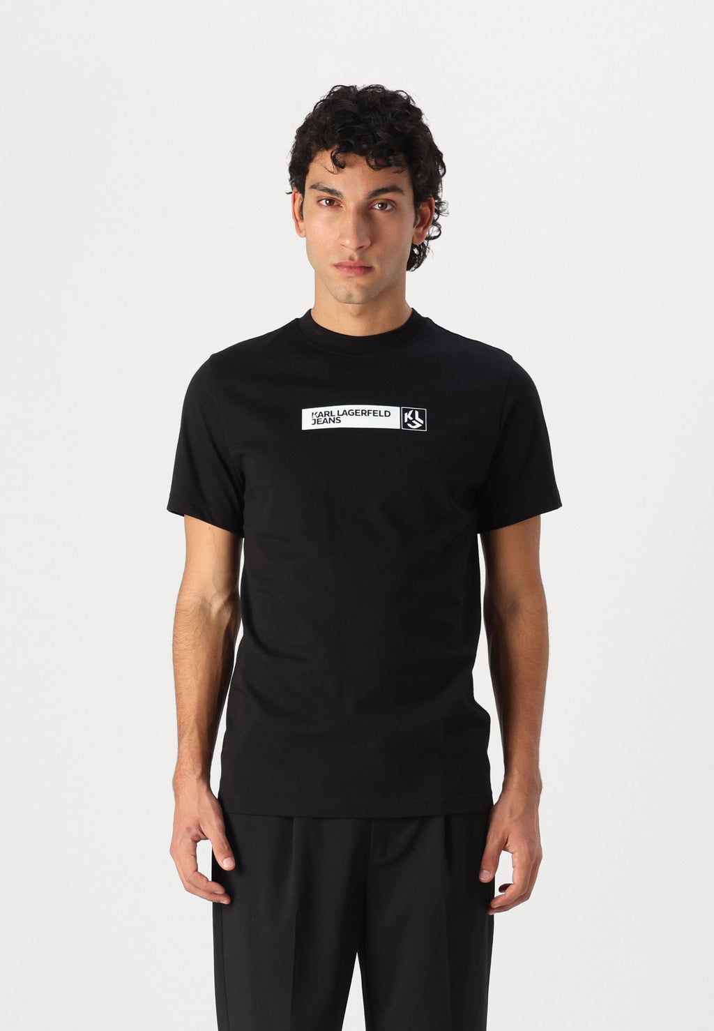 SLIM GRAPHIC  - Print T-shirt - black