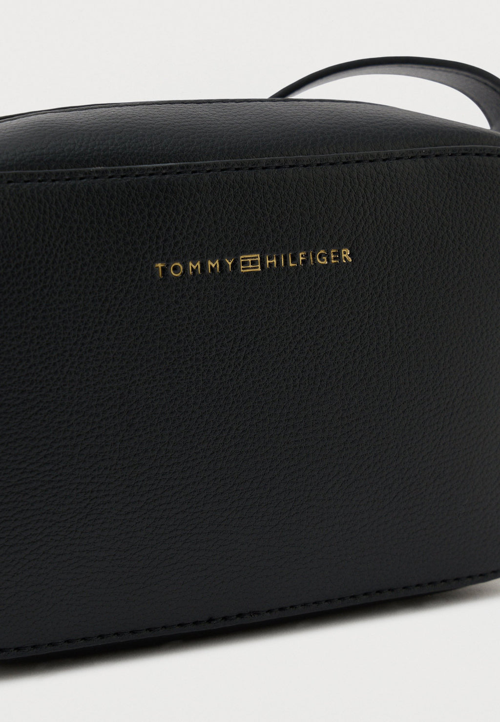 METALLIC LOGO CROSSBODY CAMERA BAG - Cross body bag - black