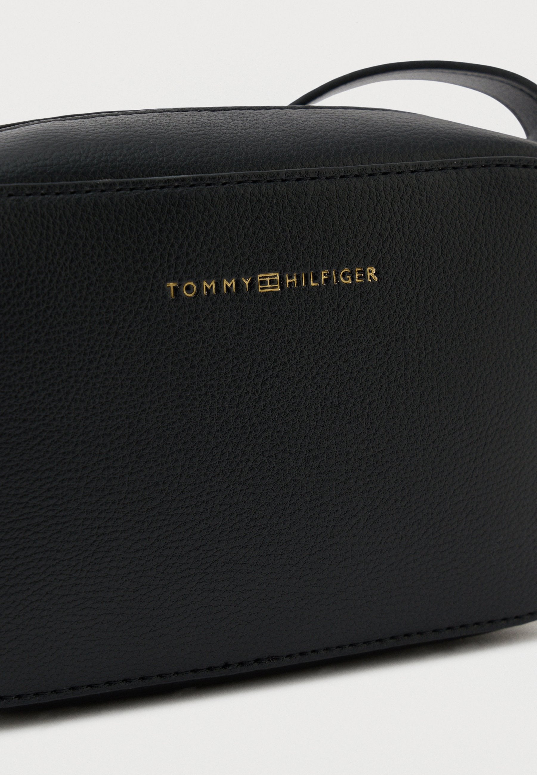 METALLIC LOGO CROSSBODY CAMERA BAG - Cross body bag - black