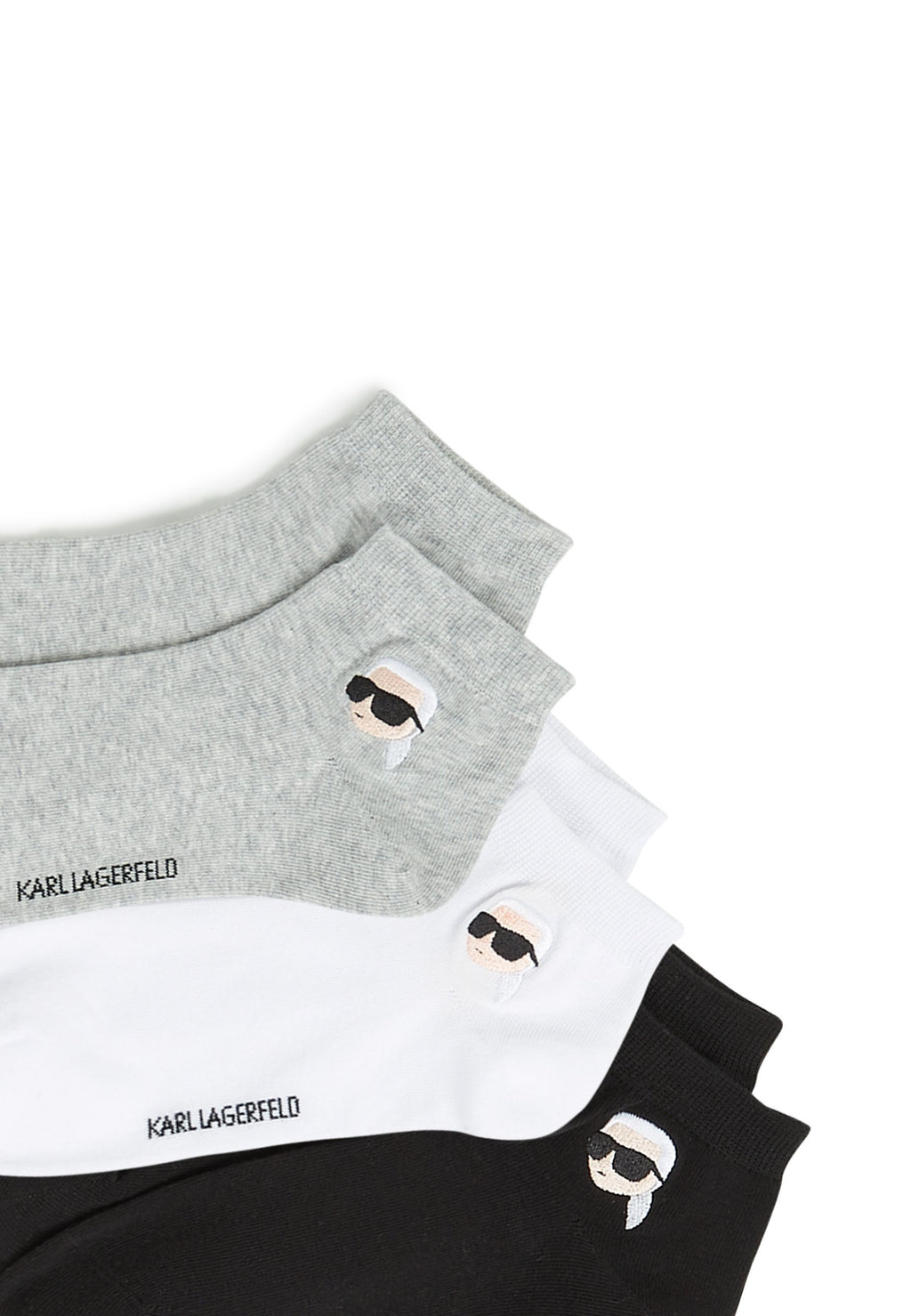 IKON SHORT (PACK OF 3) - Sneaker socks - black/white/grey
