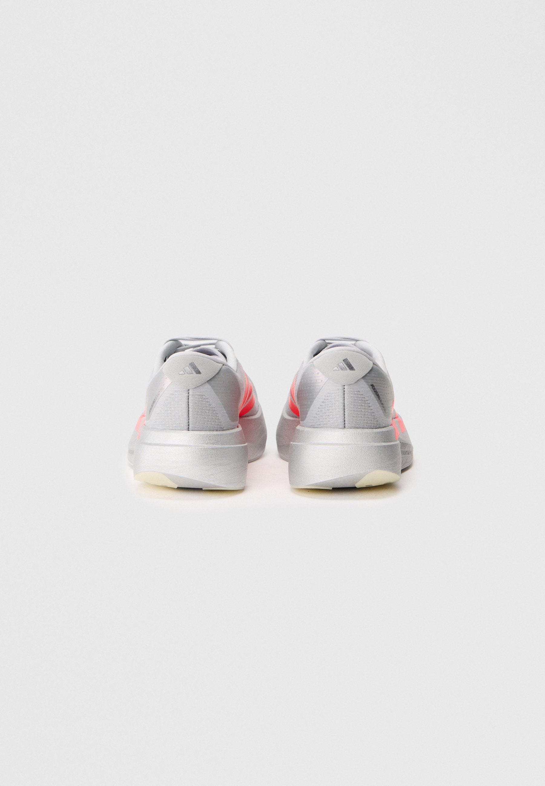 ADIZERO EVO SL W - Trainers - silver-coloured/lucid red/iron-coloured