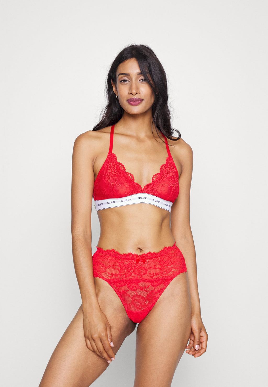 BELLE TRIANGLE - Triangle bra - planet red