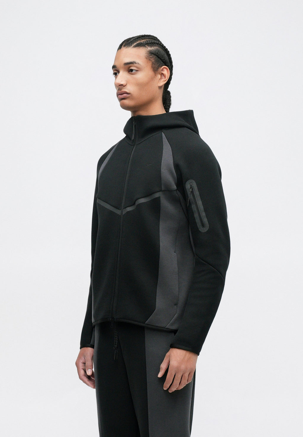 M NK TECH FLC PRO CB OH PANT - Tracksuit bottoms - black/anthracite