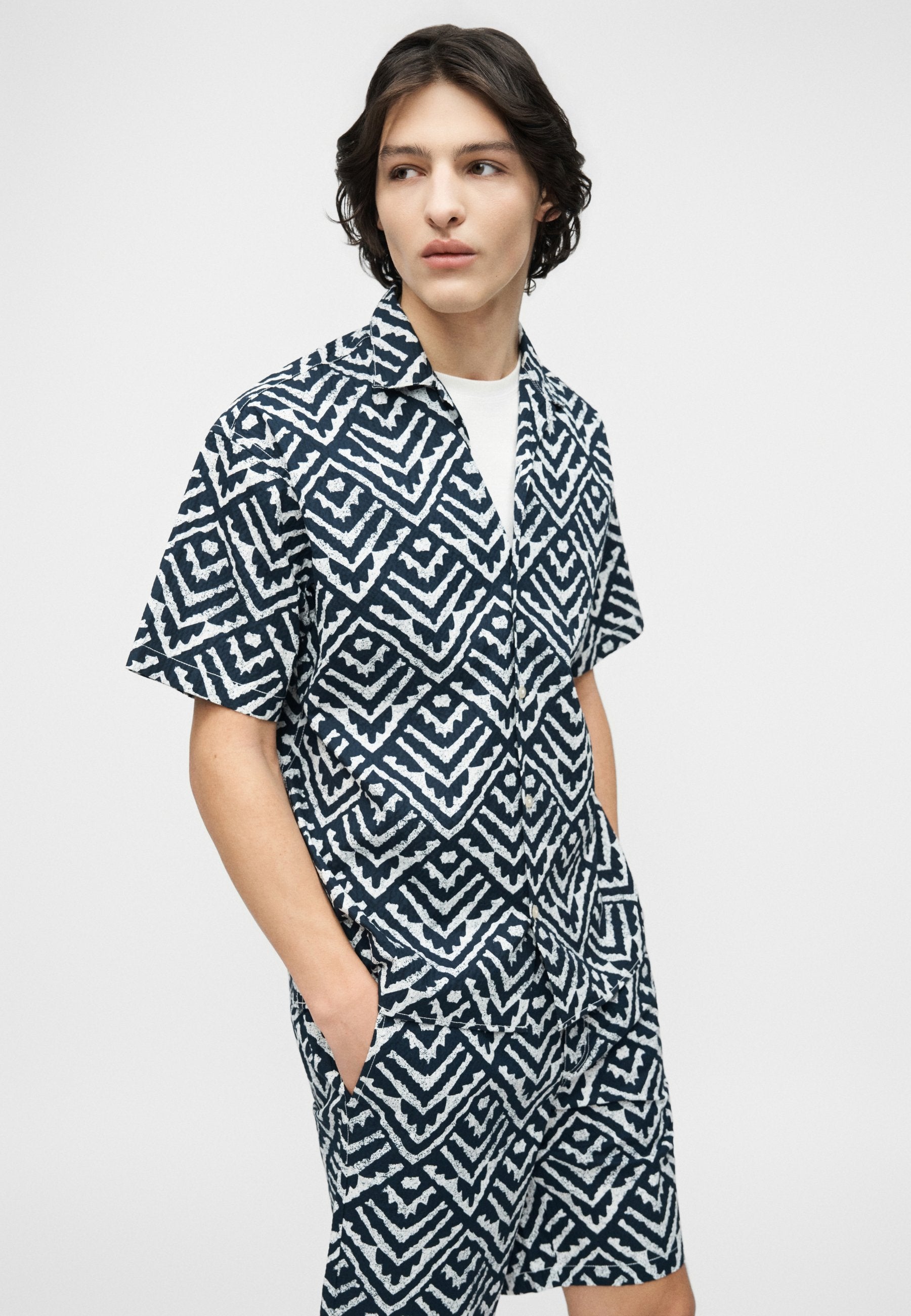 JJMILO SET - Shirt - sky captain