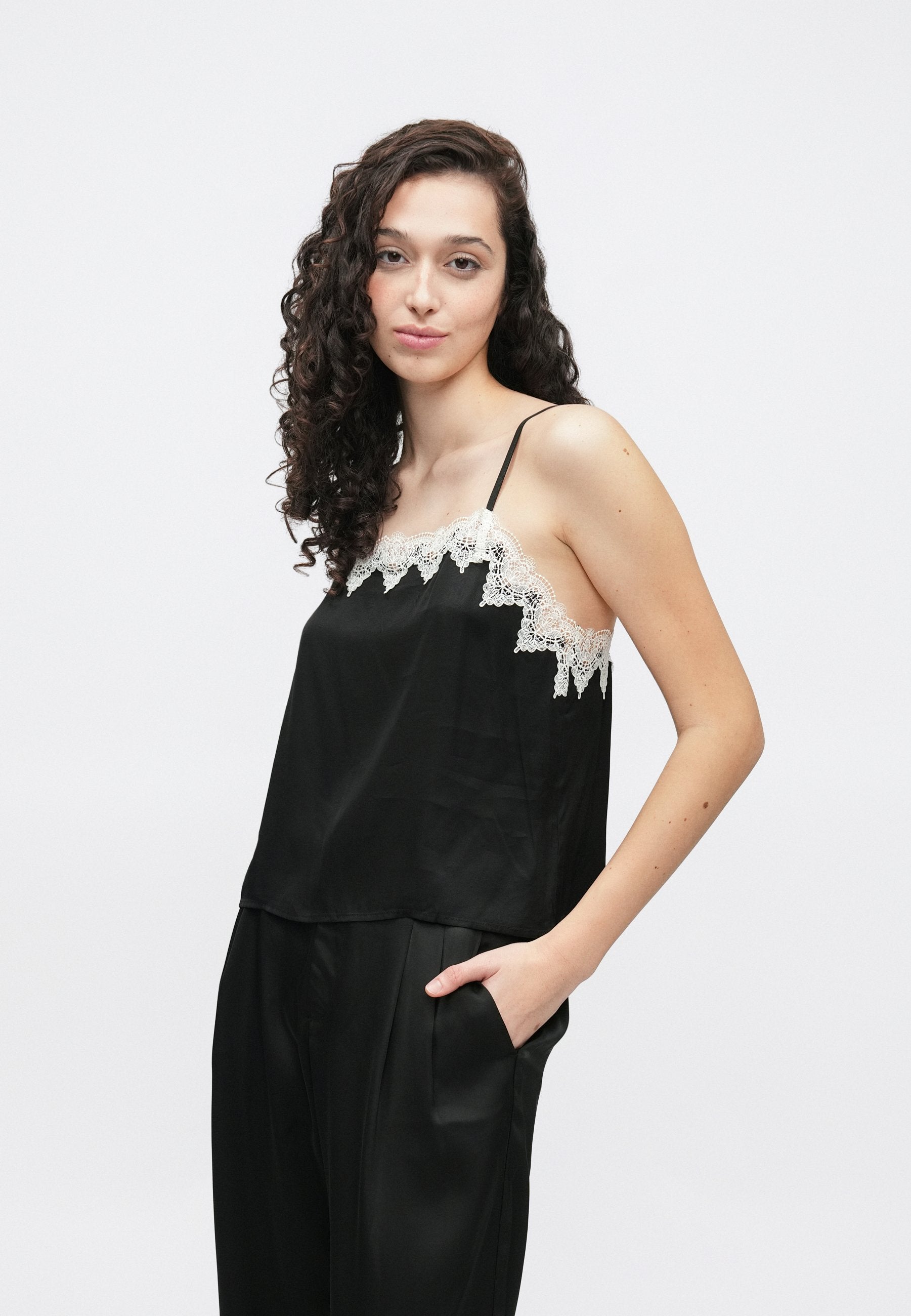 TROUSER - Trousers - true black