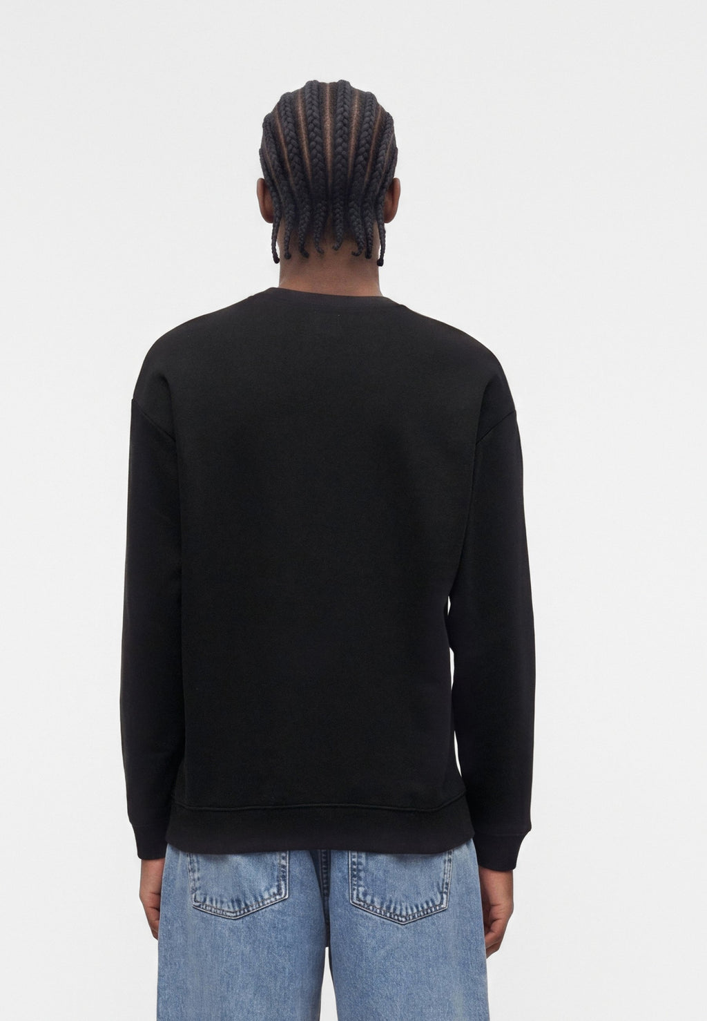 HERITAGE LOGO CREW SOLID - Sweatshirt - black