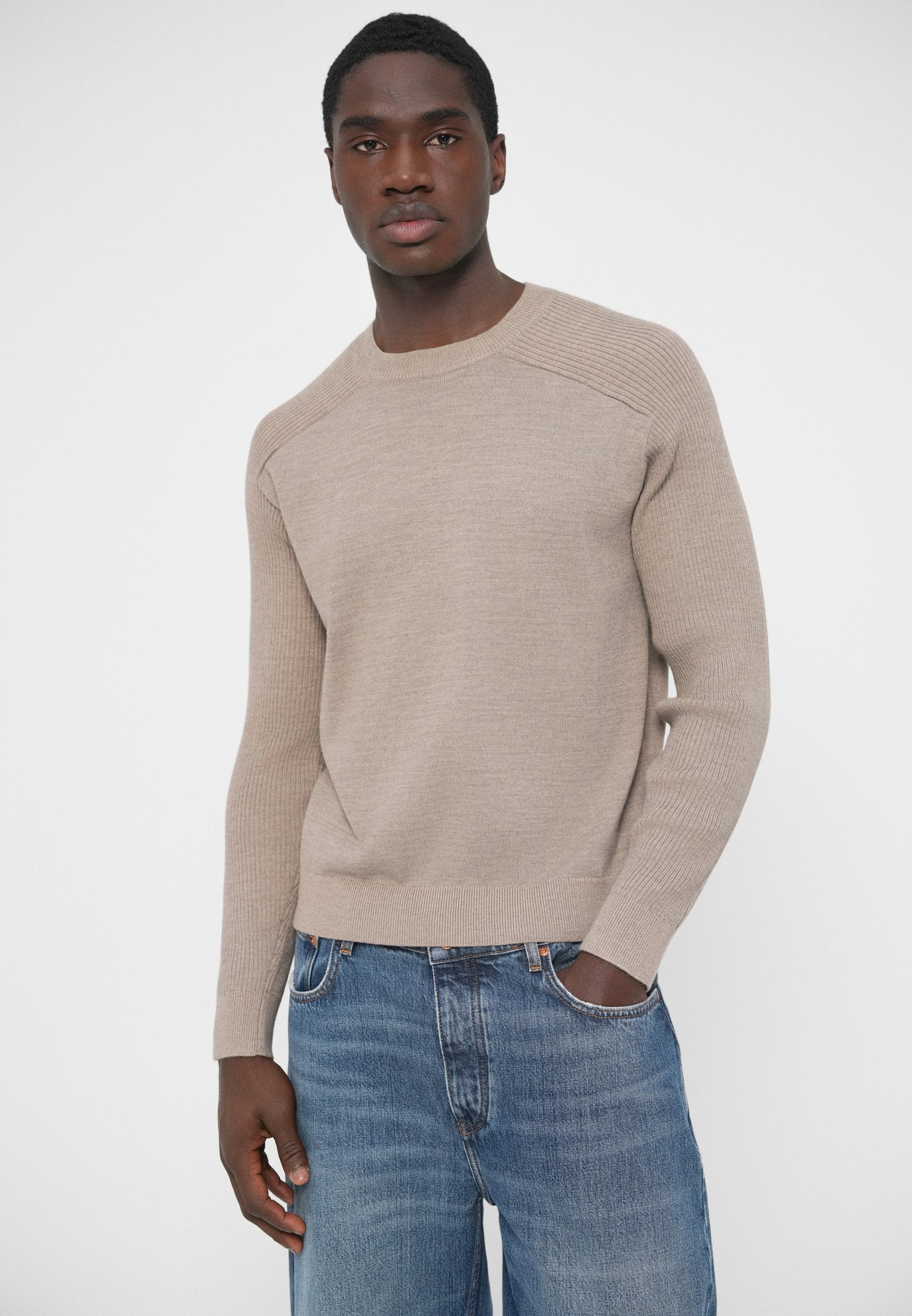 Jumper - driftwood melange