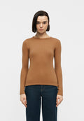 VERIGATED CREW - Long sleeved top - kola nut
