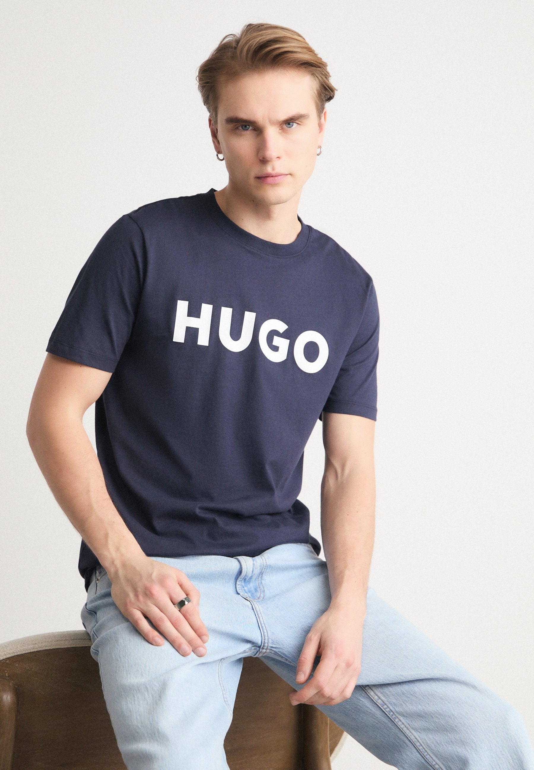 DULIVIO - Print T-shirt - dark blue