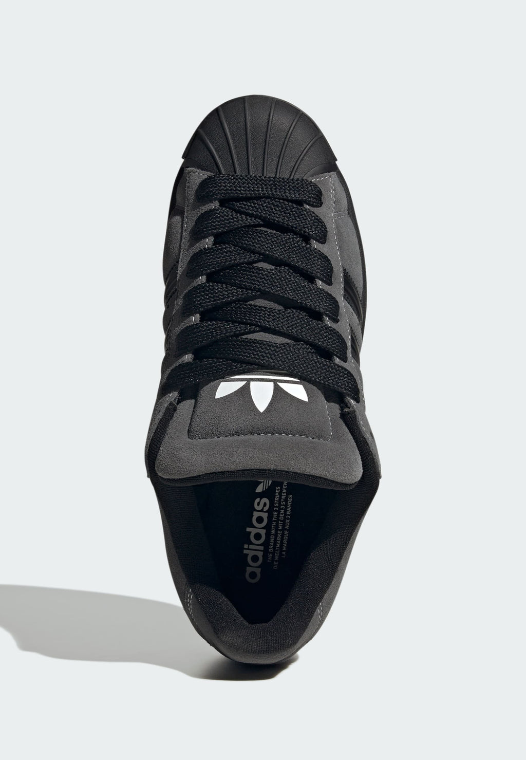 SUPERSTAR ST - Trainers - grey five/core black/gum4