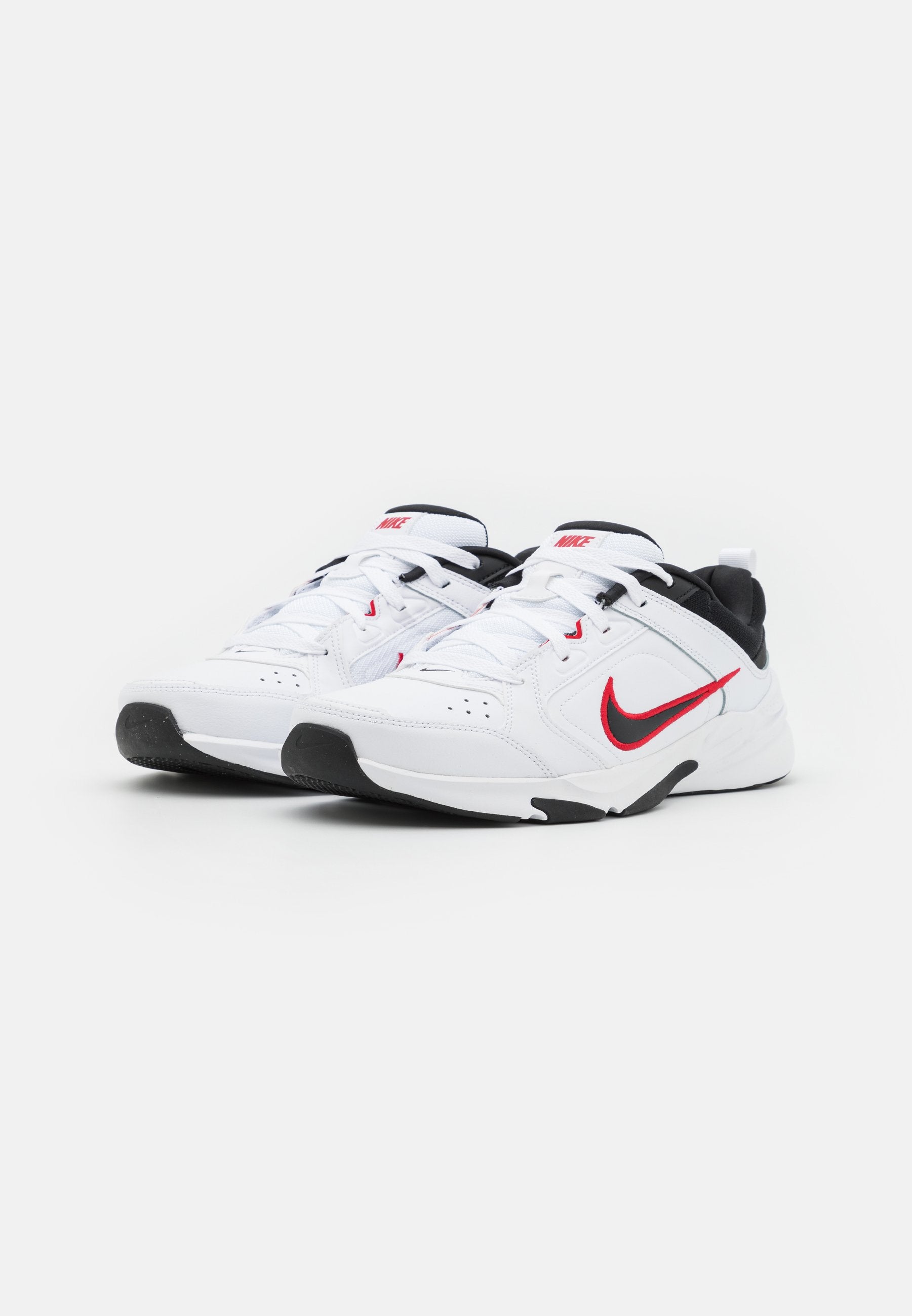 DEFY ALL DAY - Training shoe - white/black/medium brown/particle grey