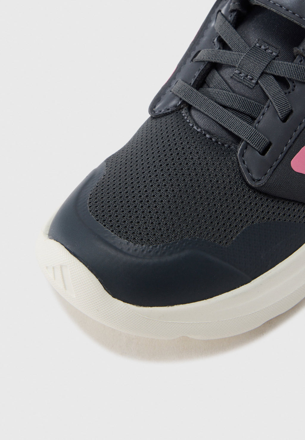 TENSAUR RUN 3.0 UNISEX - Road running shoes - grey/bliss pink/off white